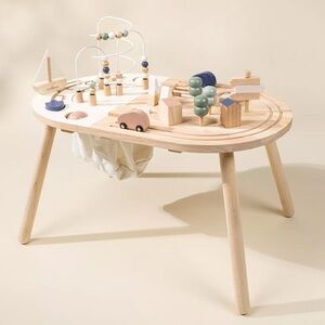 CocoVillage Wooden Activity Table